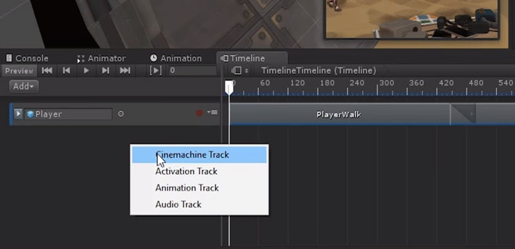 Cinemachine Track