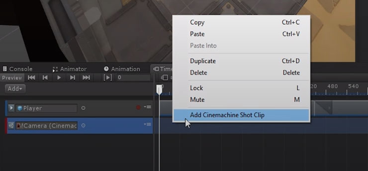 Unity cinemachine