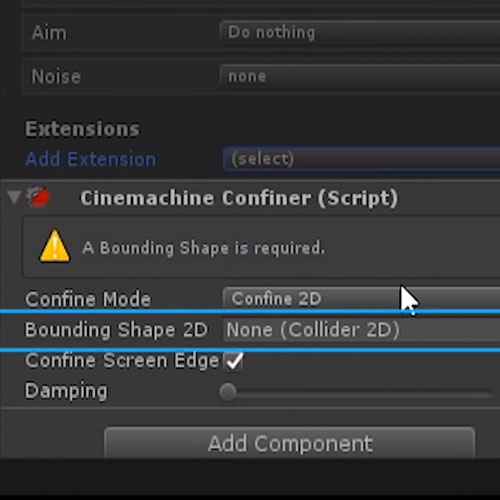 Cinemachine Collider